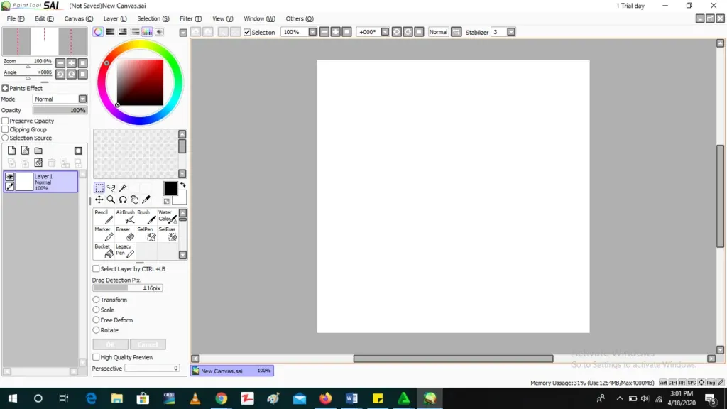 画像クレジット：Paint Tool SAI