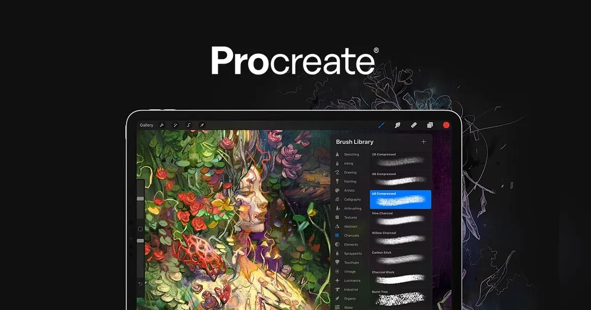 画像クレジット：Procreate