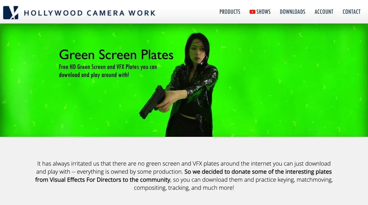 Hollywood Camerawork Greenscreen
