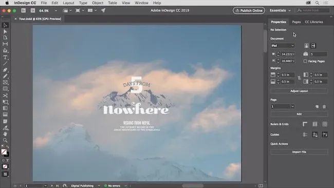 Image from Adobe InDesign
