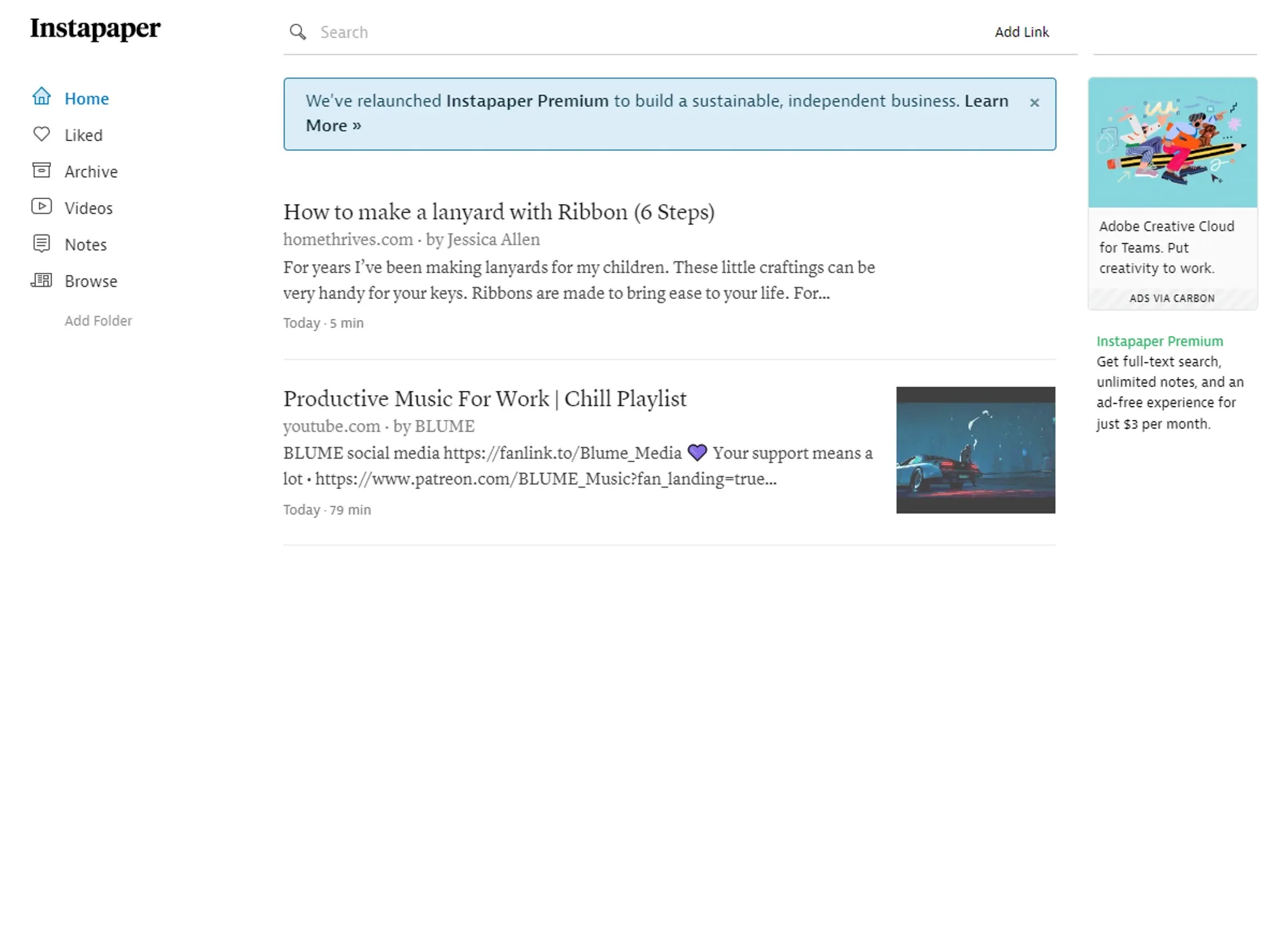 Image from Instapaper