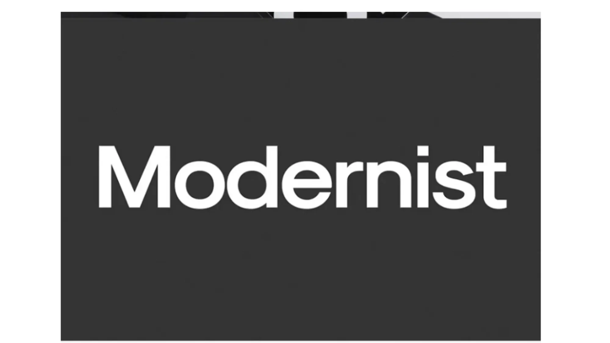 Image of Modernist Font