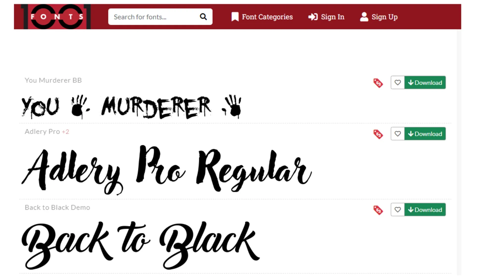 Image of Bold Brush Stroke Font
