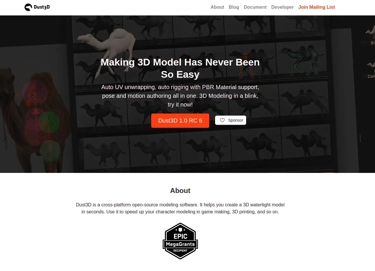 图像来源：Dust 3D