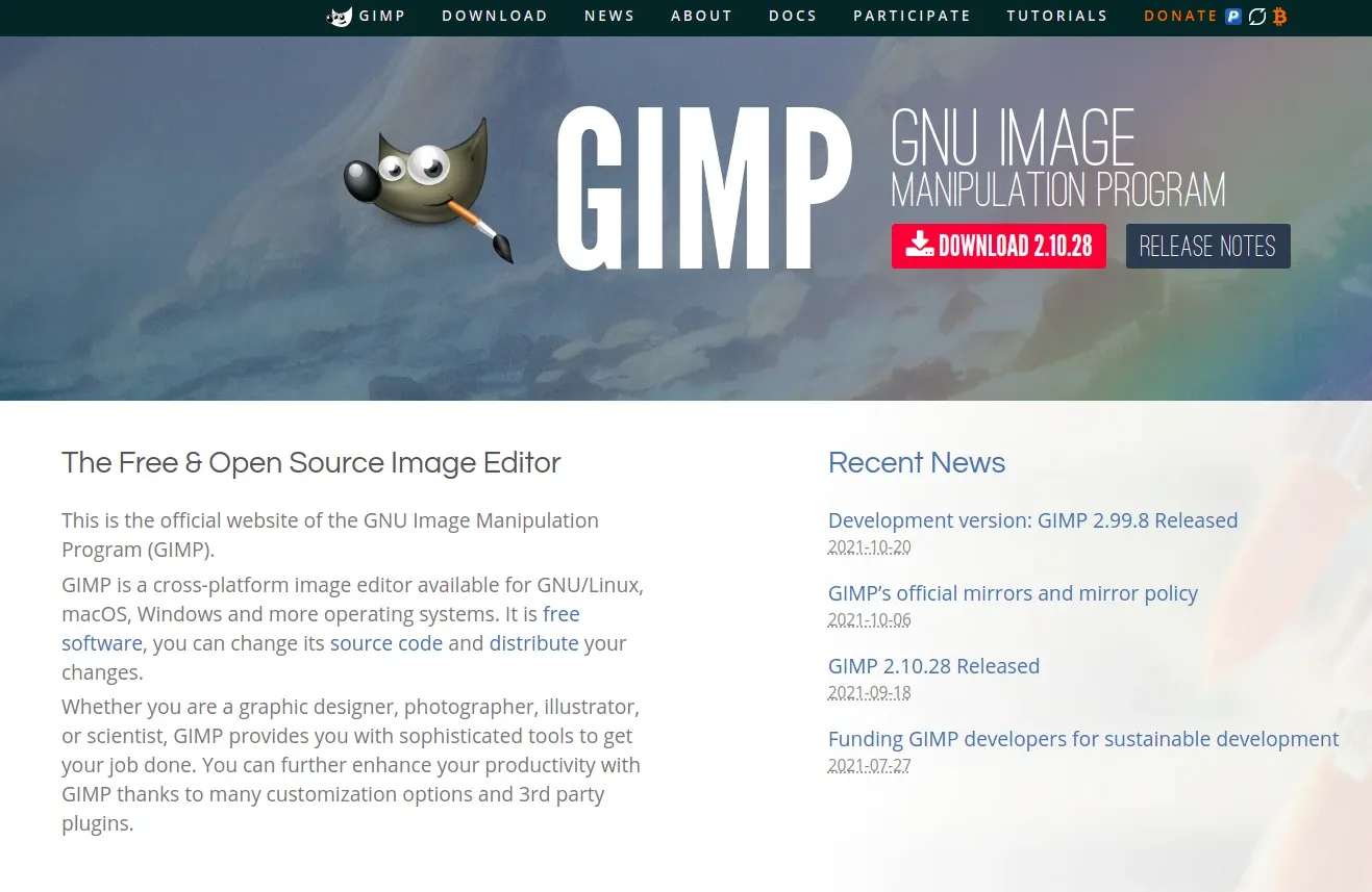 图像来源：GIMP