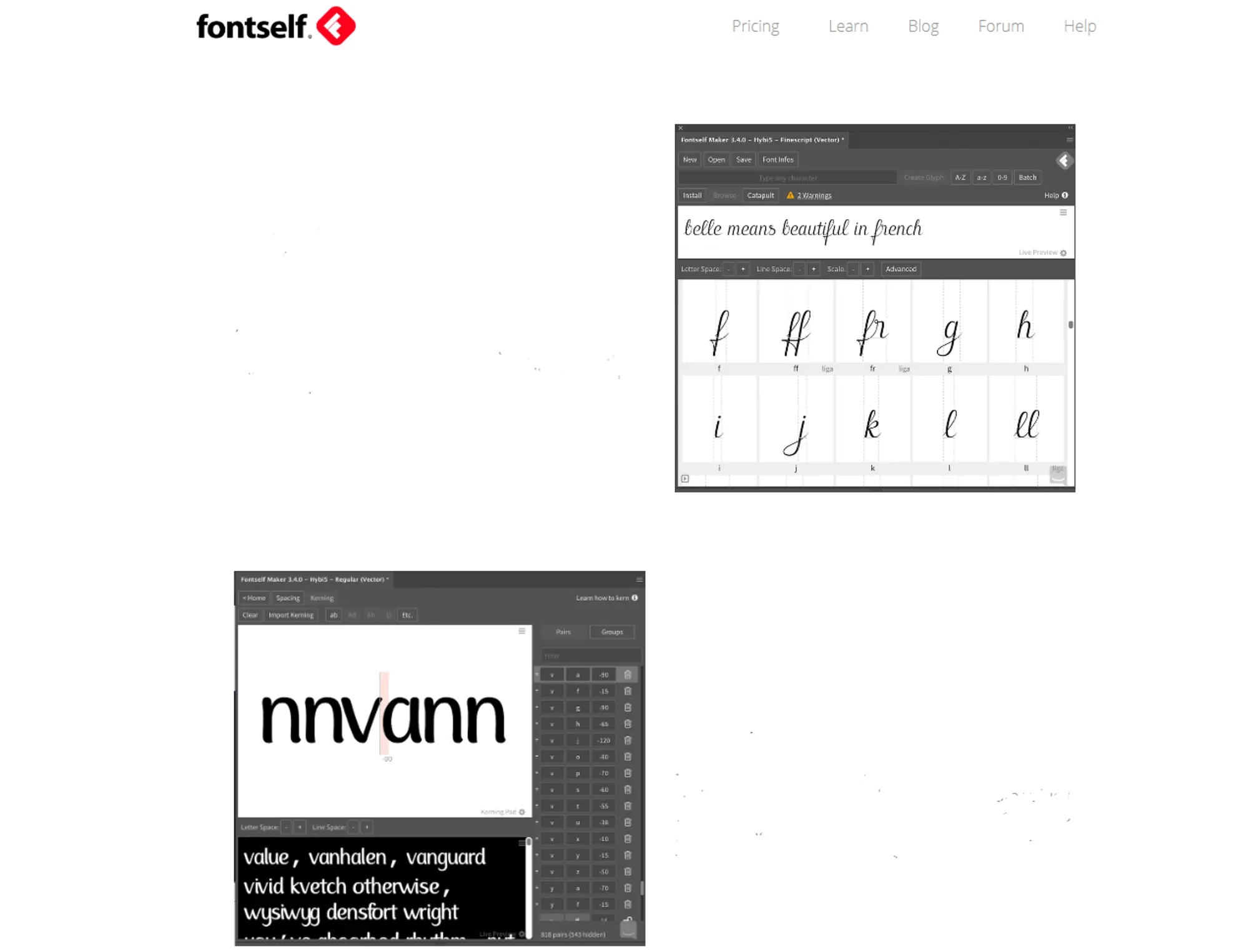 Image from Fontself