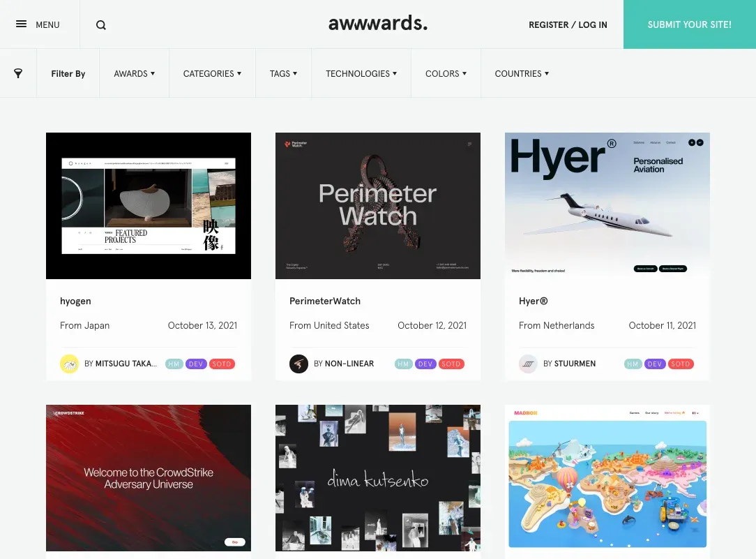  CSS AWARDS