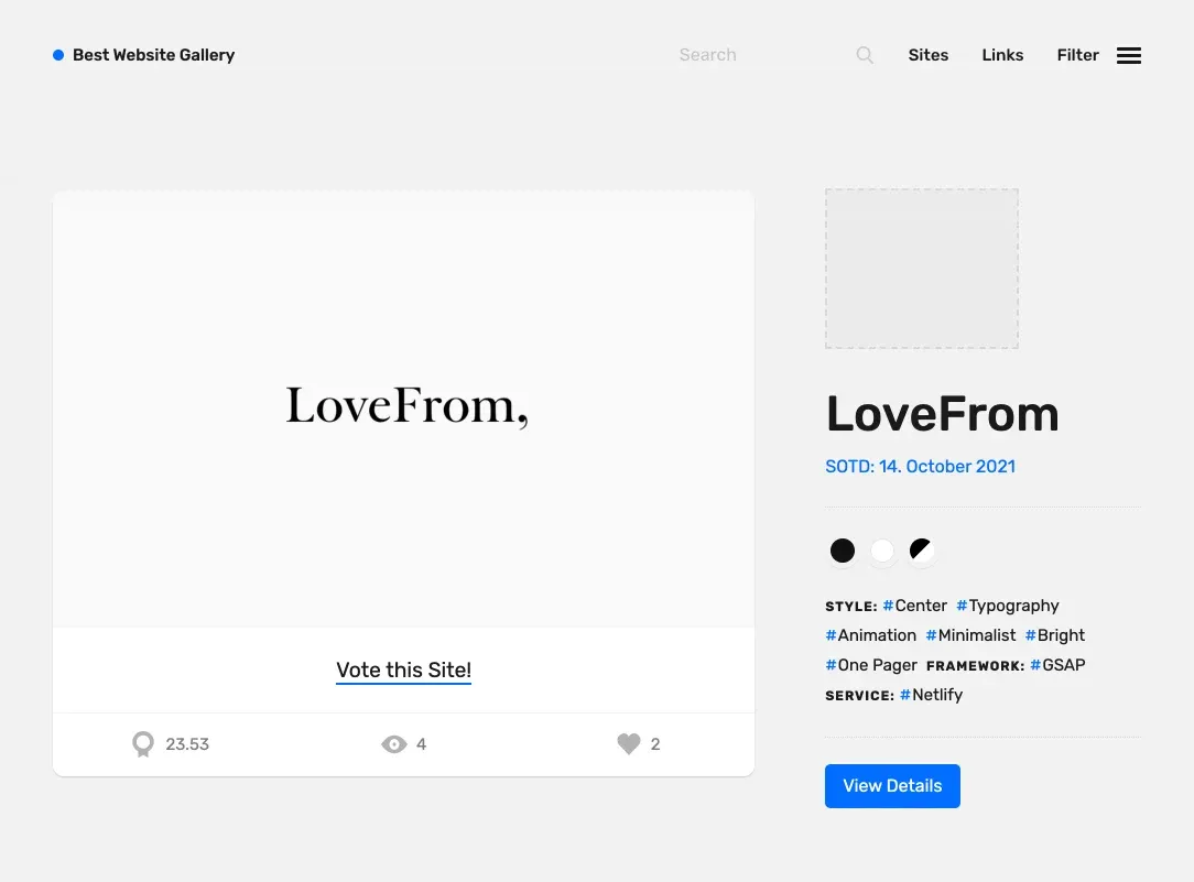  Best Website Gallery