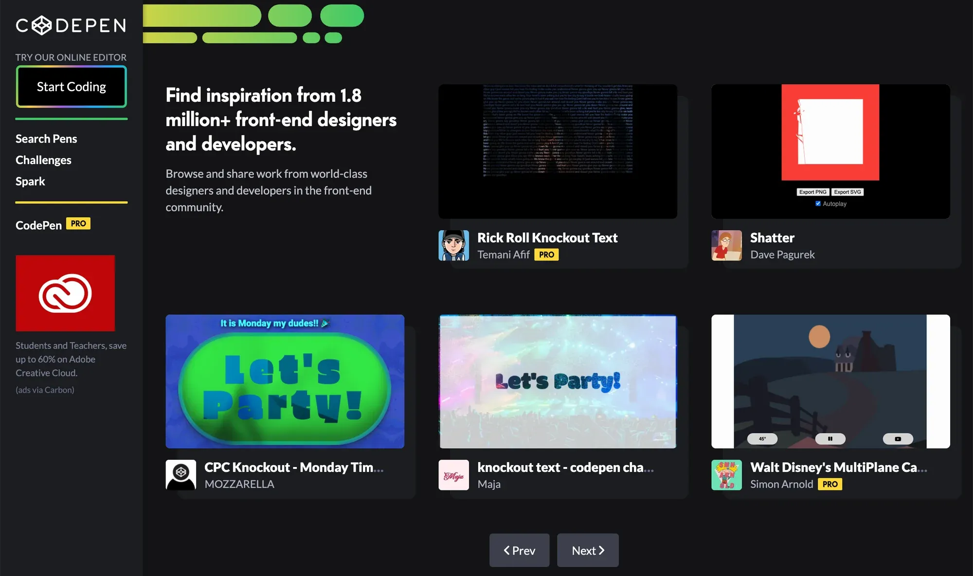  CodePen