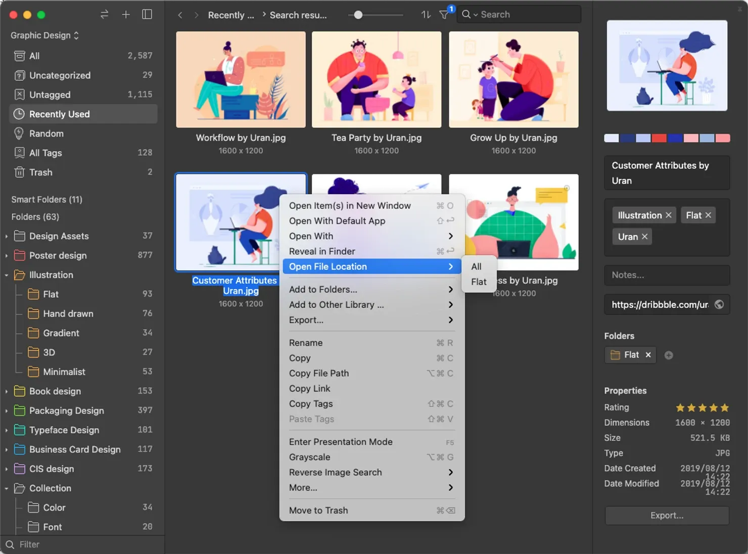 Image from open file location