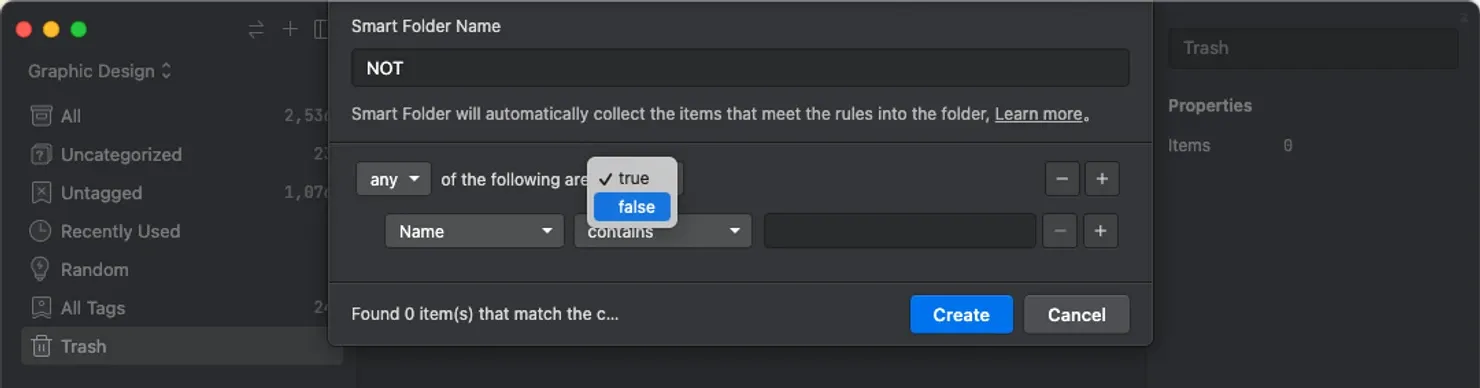 Image from not condition