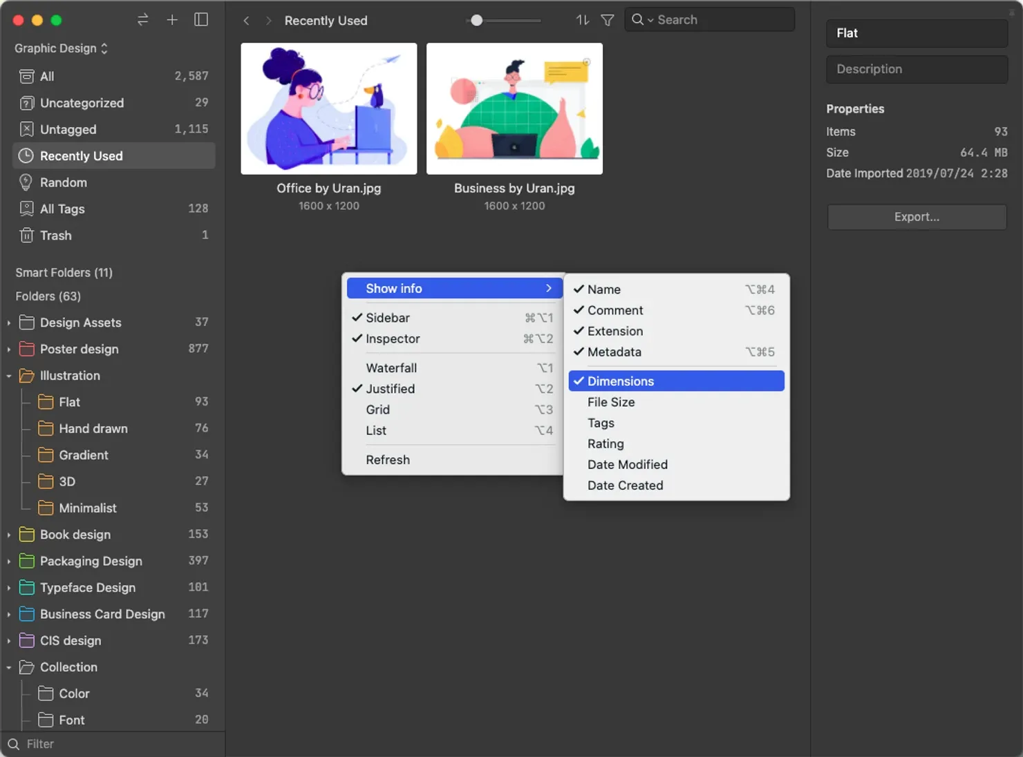 Image from right-click menu