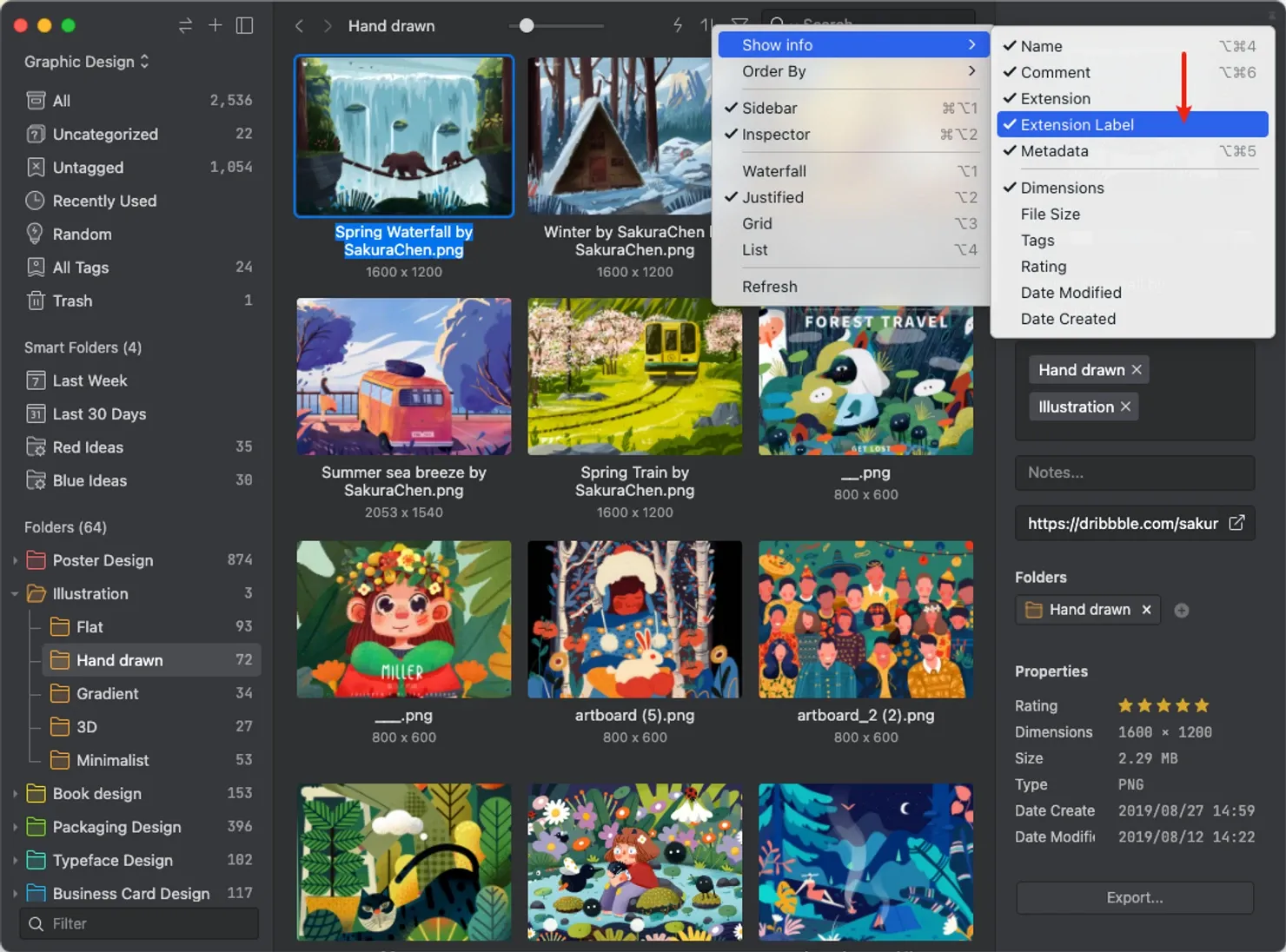 Image from thumbnail information