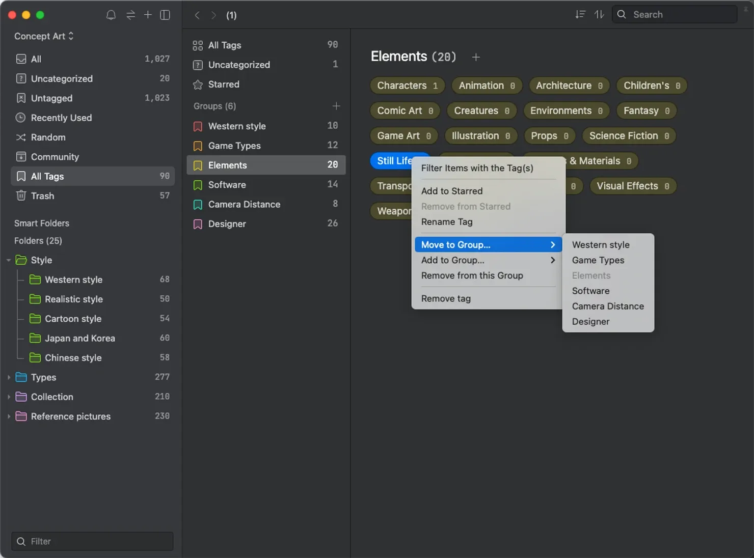 Image from Move to group