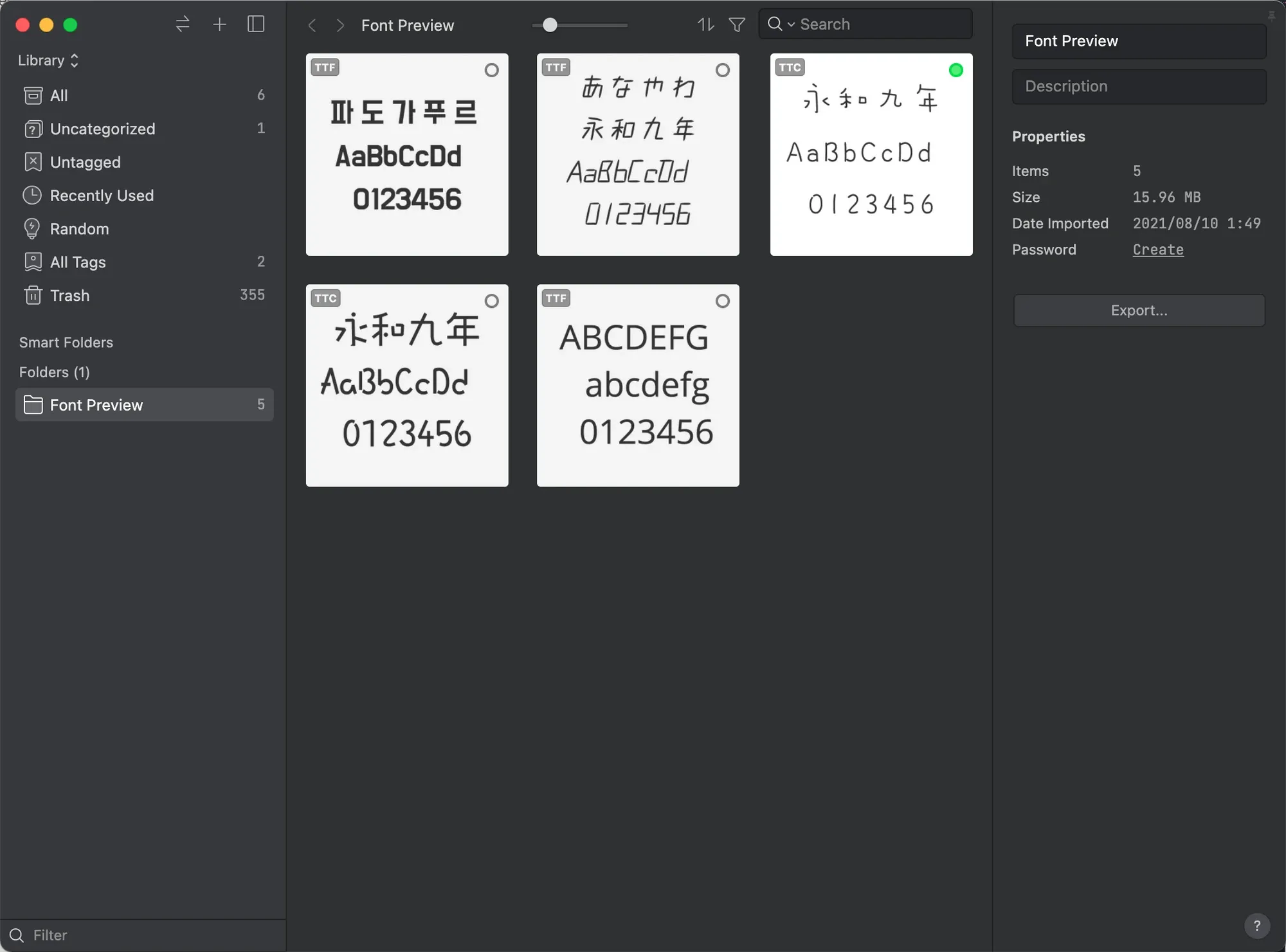 画像クレジット：CJKフォントのサムネイルが改善されました