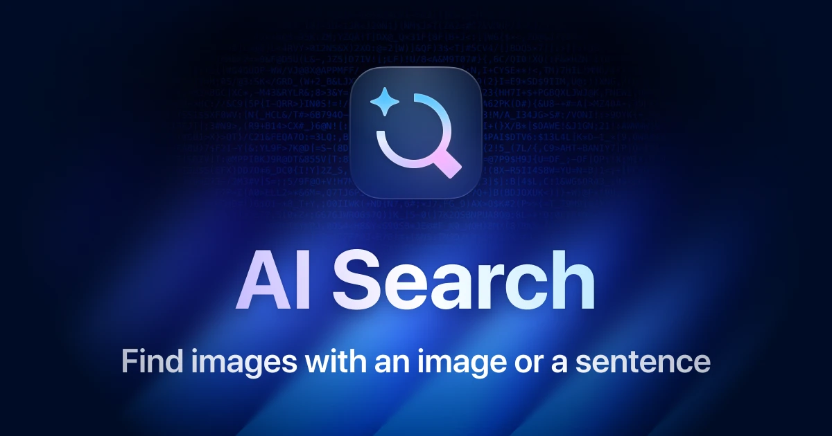 Introducing AI Search — Visual Search & Natural Language Search, Fully Offline