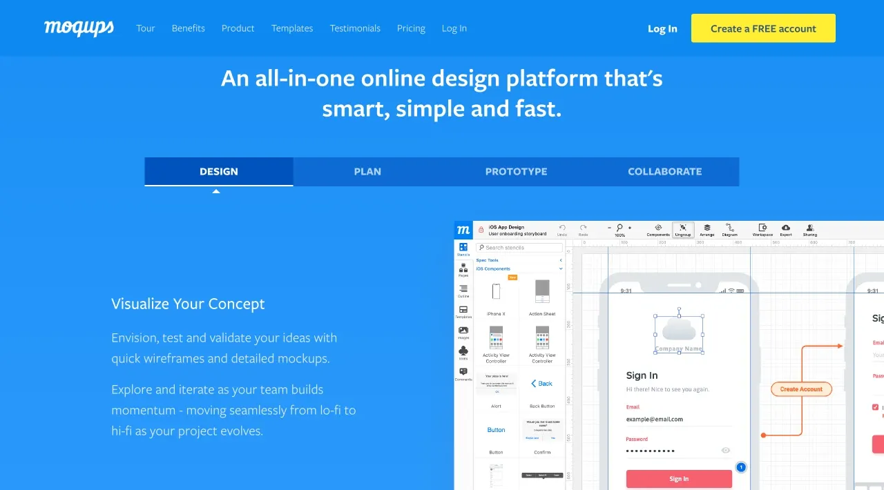 Image from Moqups