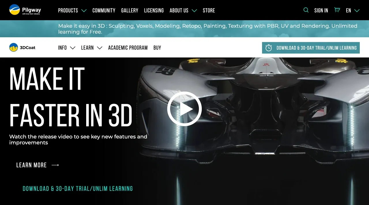 Image from 3D coat