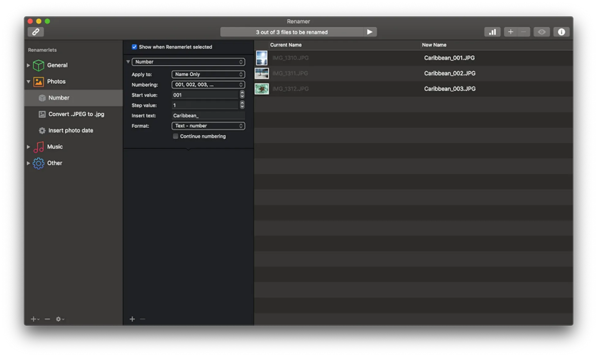 Image from Renamer