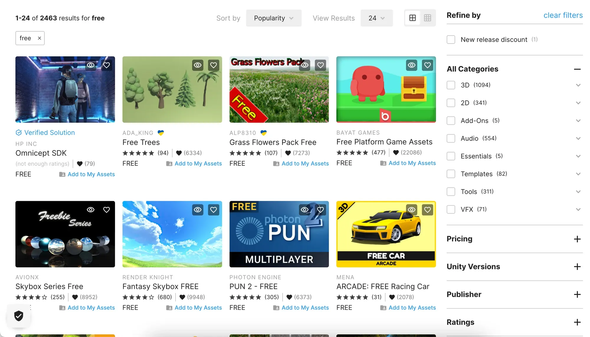 画像クレジット：Unity Asset Store