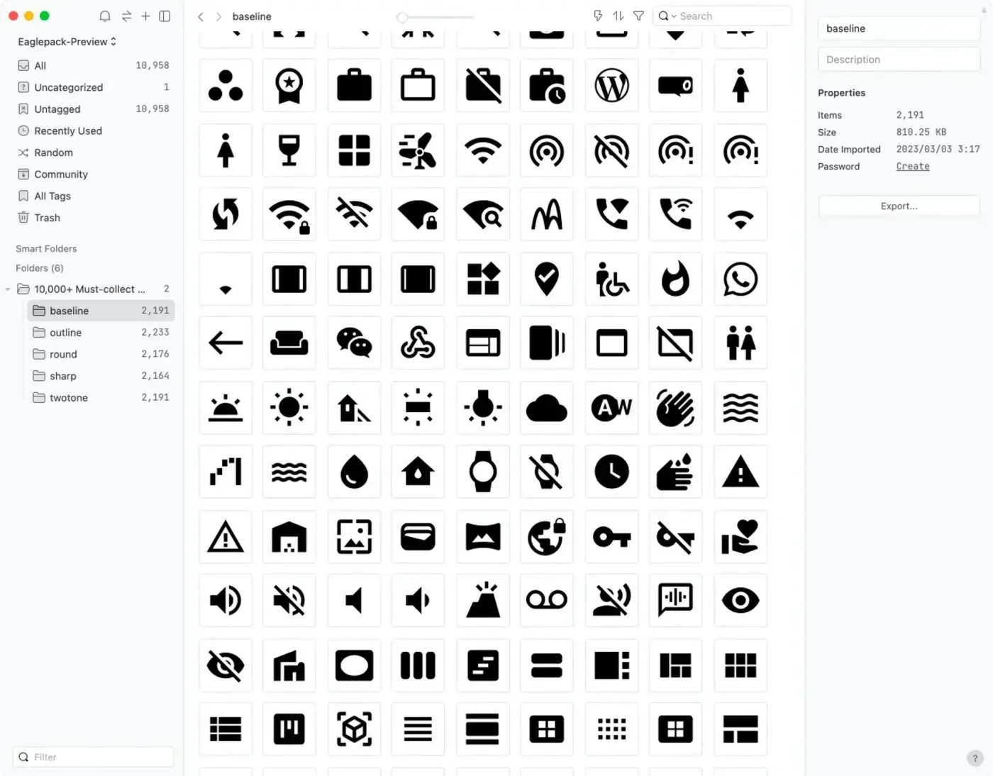 Image from Eagle 資源社群 Material Design Icons
