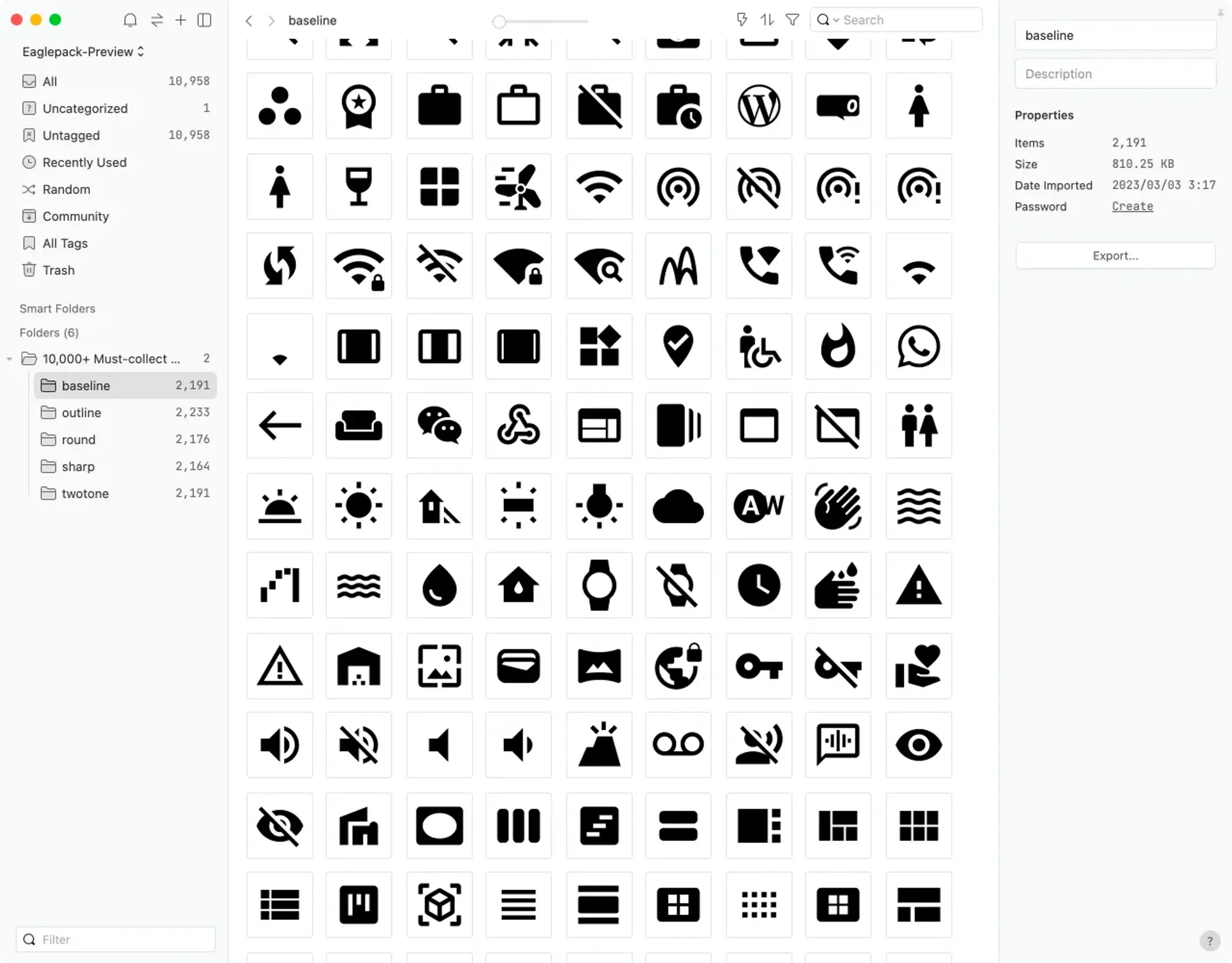 Image from Material Design Icons on Eagle Community