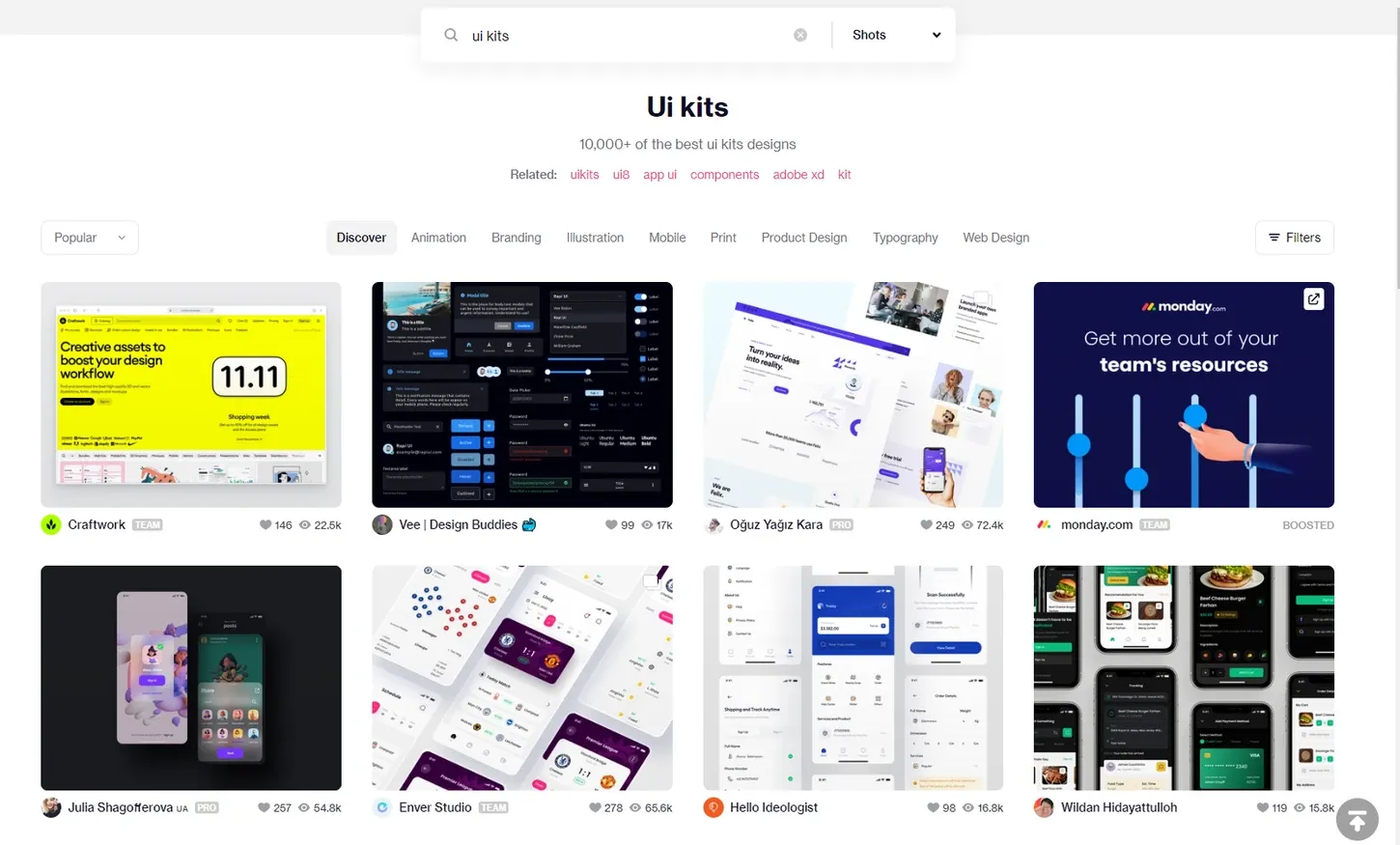 Image from Dribbble