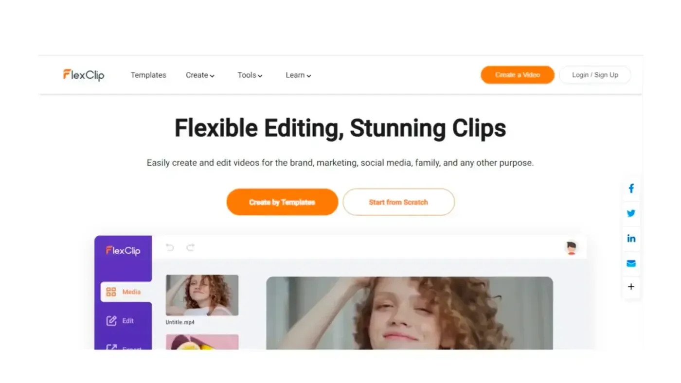 画像クレジット：FlexClip