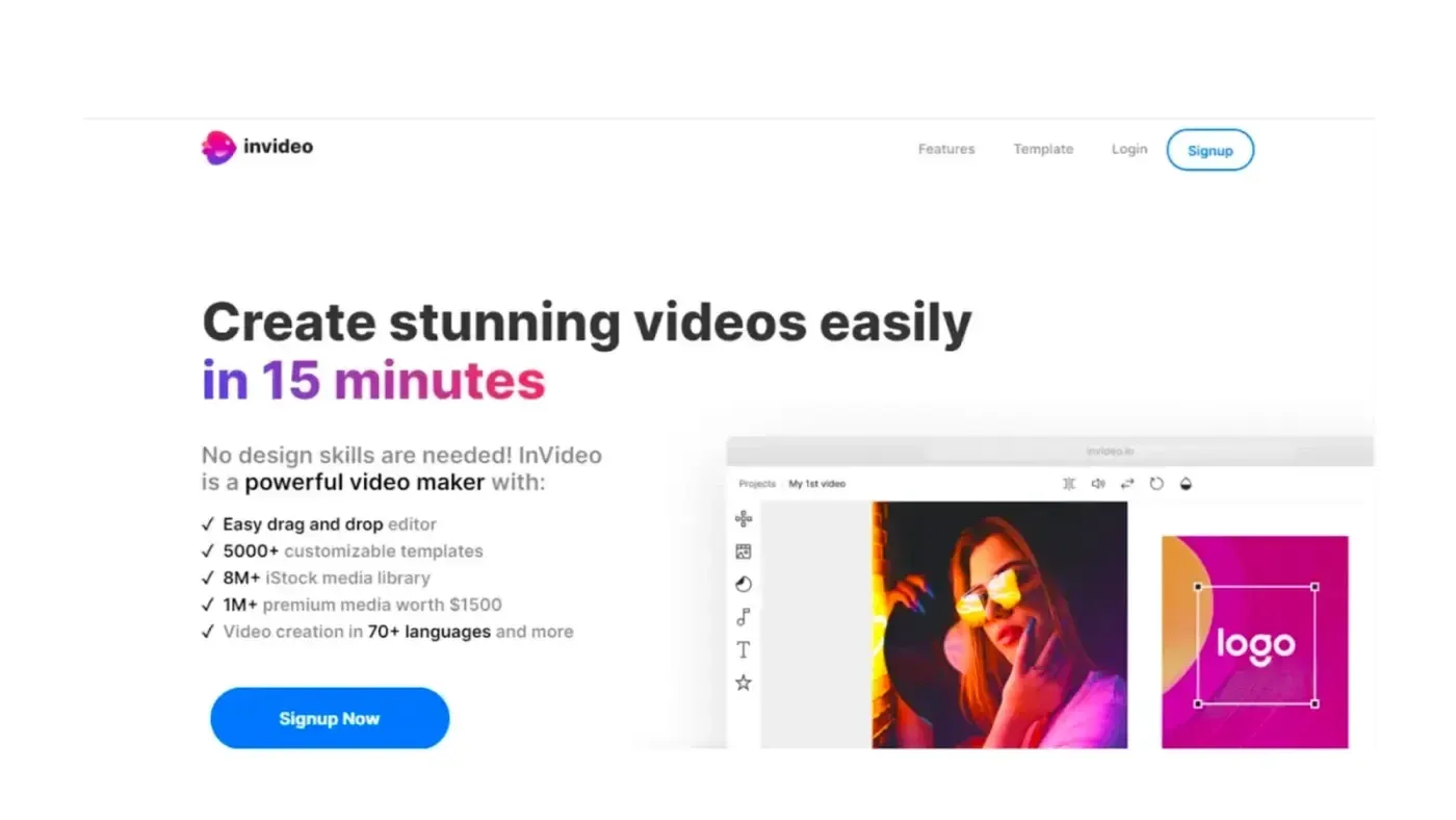 画像クレジット：InVideo