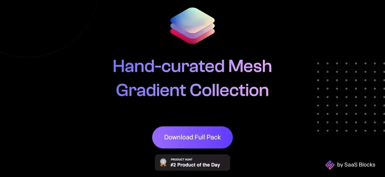画像クレジット：Mesh Gradient Collection