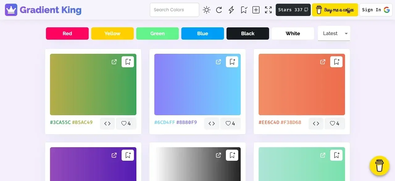 画像クレジット：Gradient King