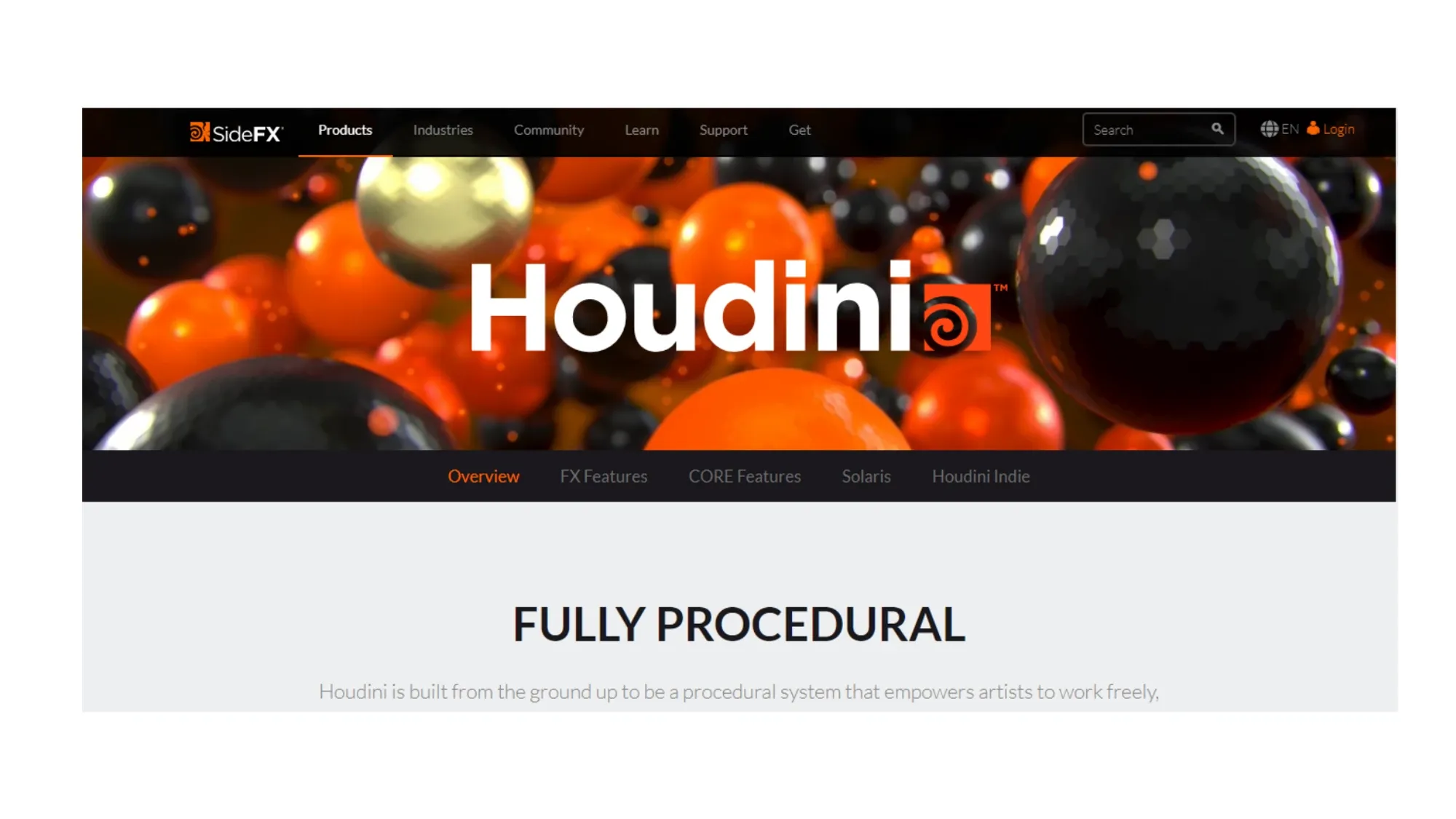 Image from Houdini