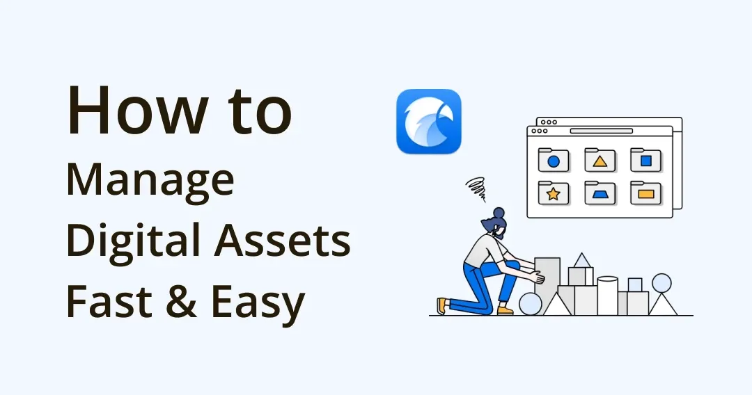 How to Manage over 10GB Digital Assets Fast and Easy Eagle App Review