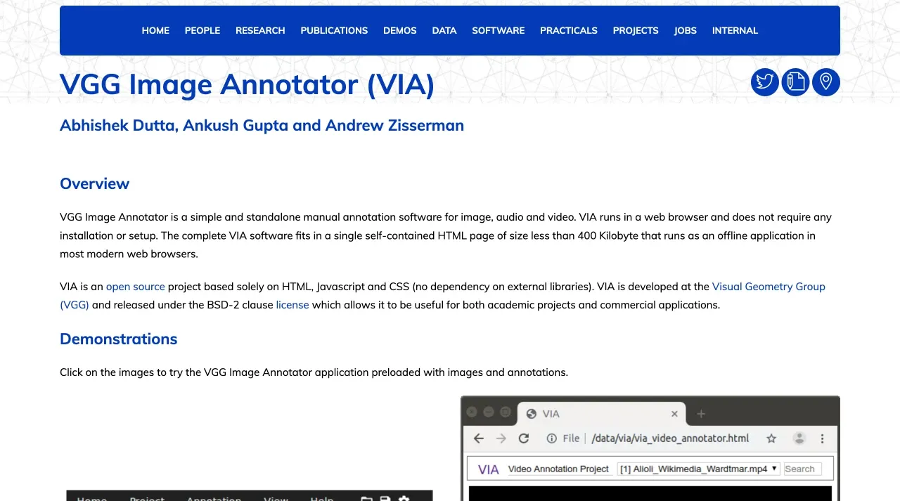 圖片來源：VGG image annotator