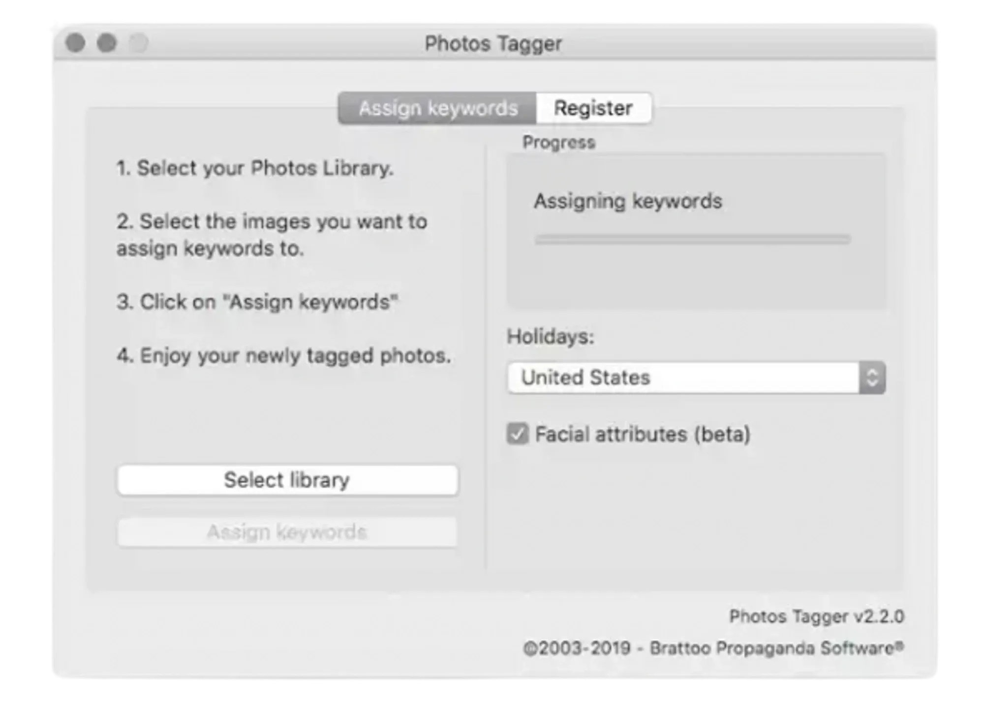 画像クレジット： MacUpdate - Photos Tagger