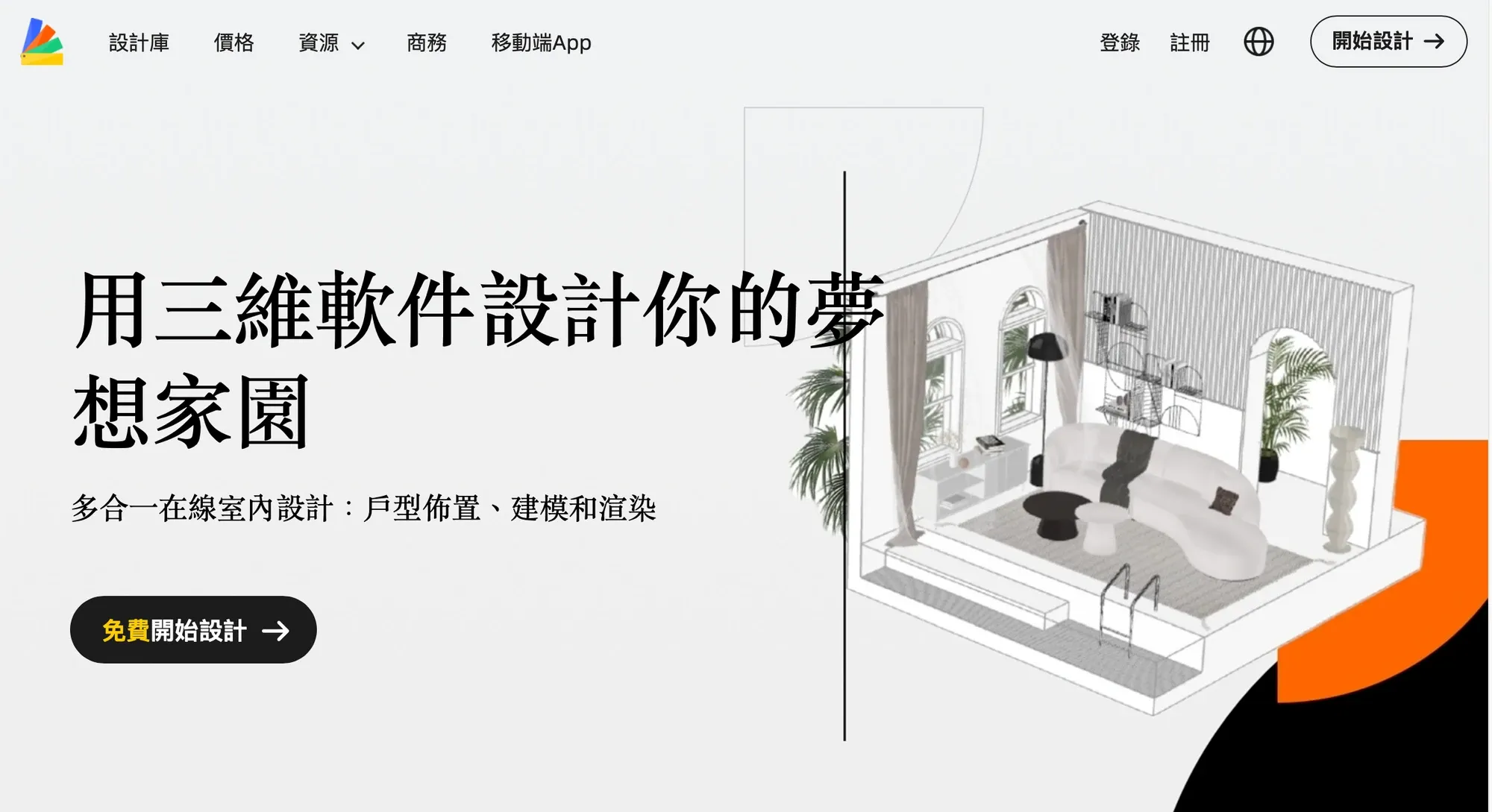 圖片來源：Homestyler