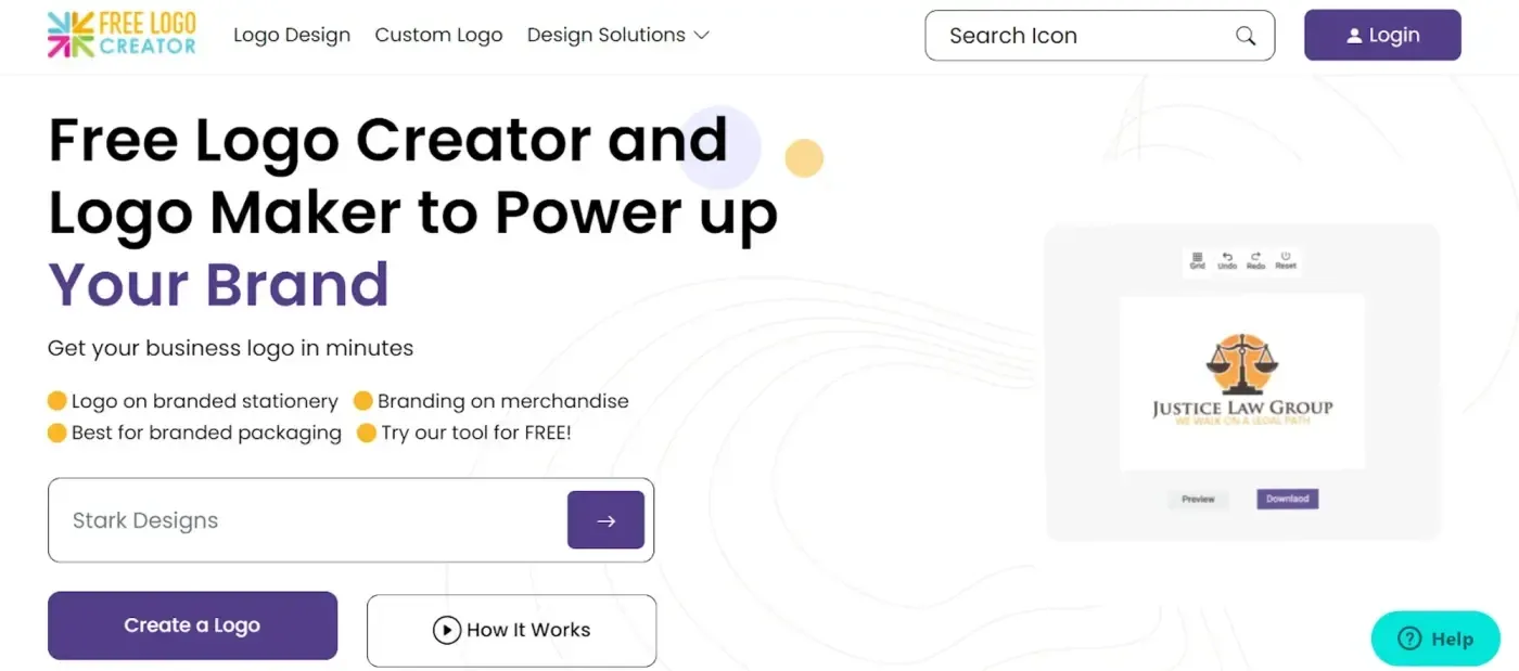 圖片來源：Free Logo Creator