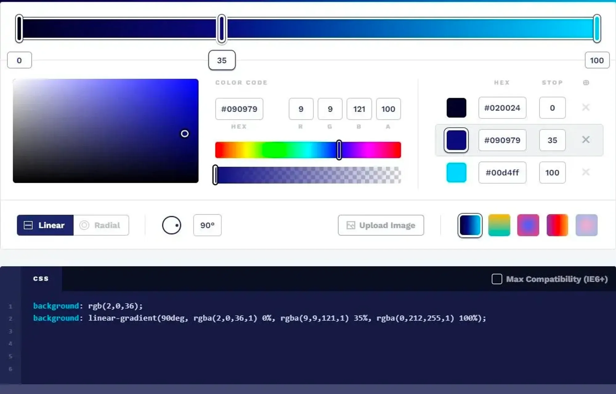 图像来源：cssgradient.io