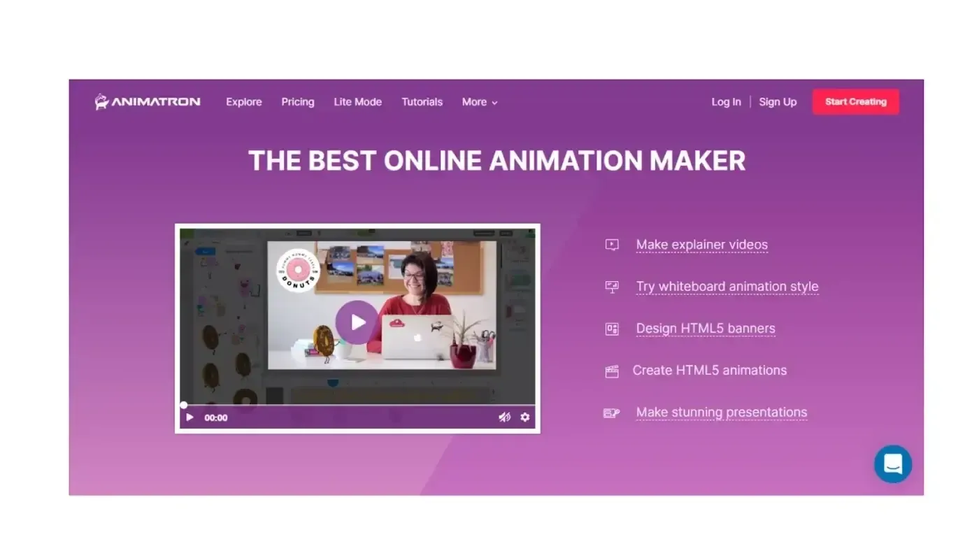 画像クレジット：Animatron Studio
