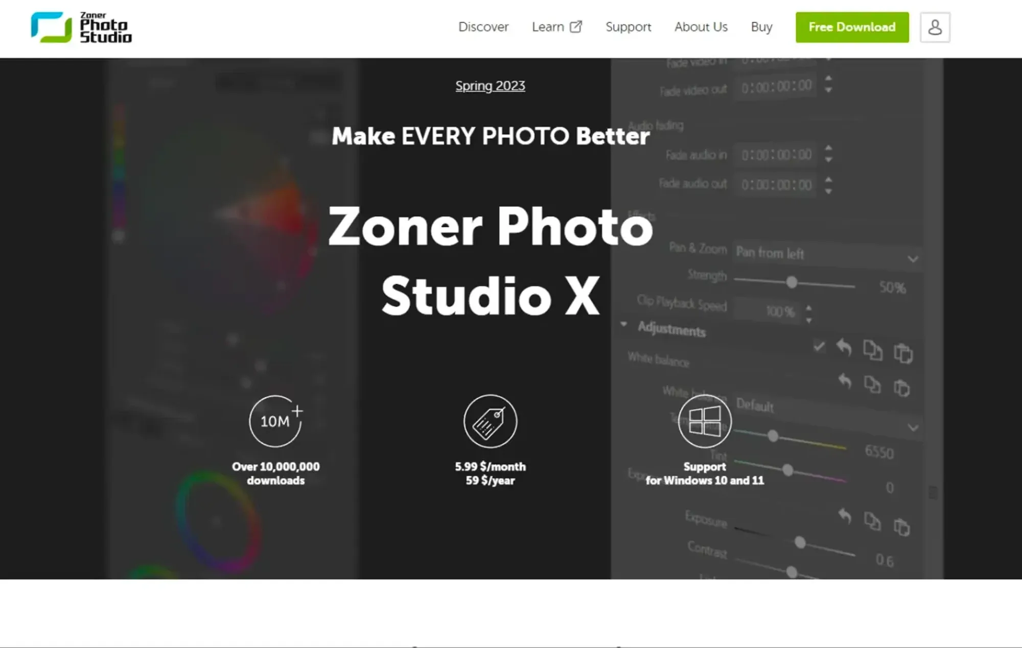 图像来源：Zoner photo studio x