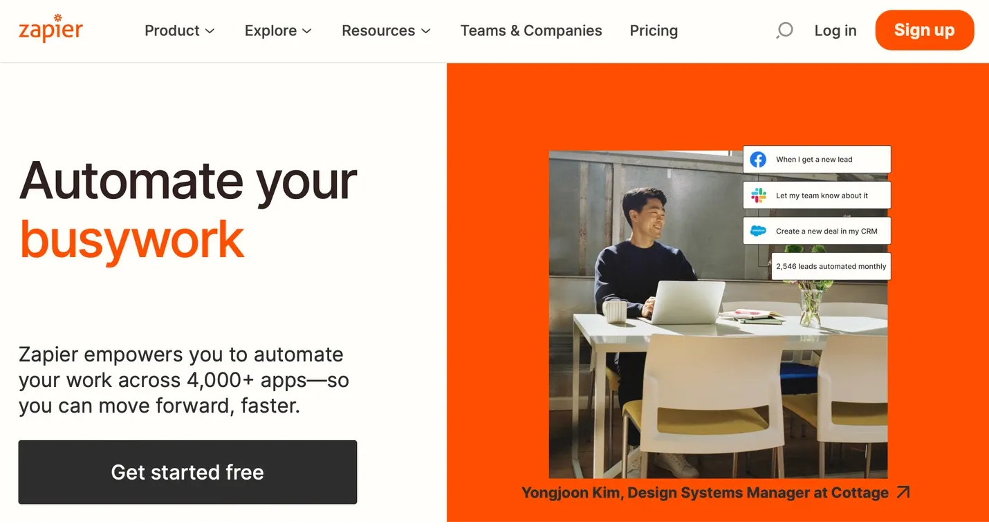 Image from Zapier