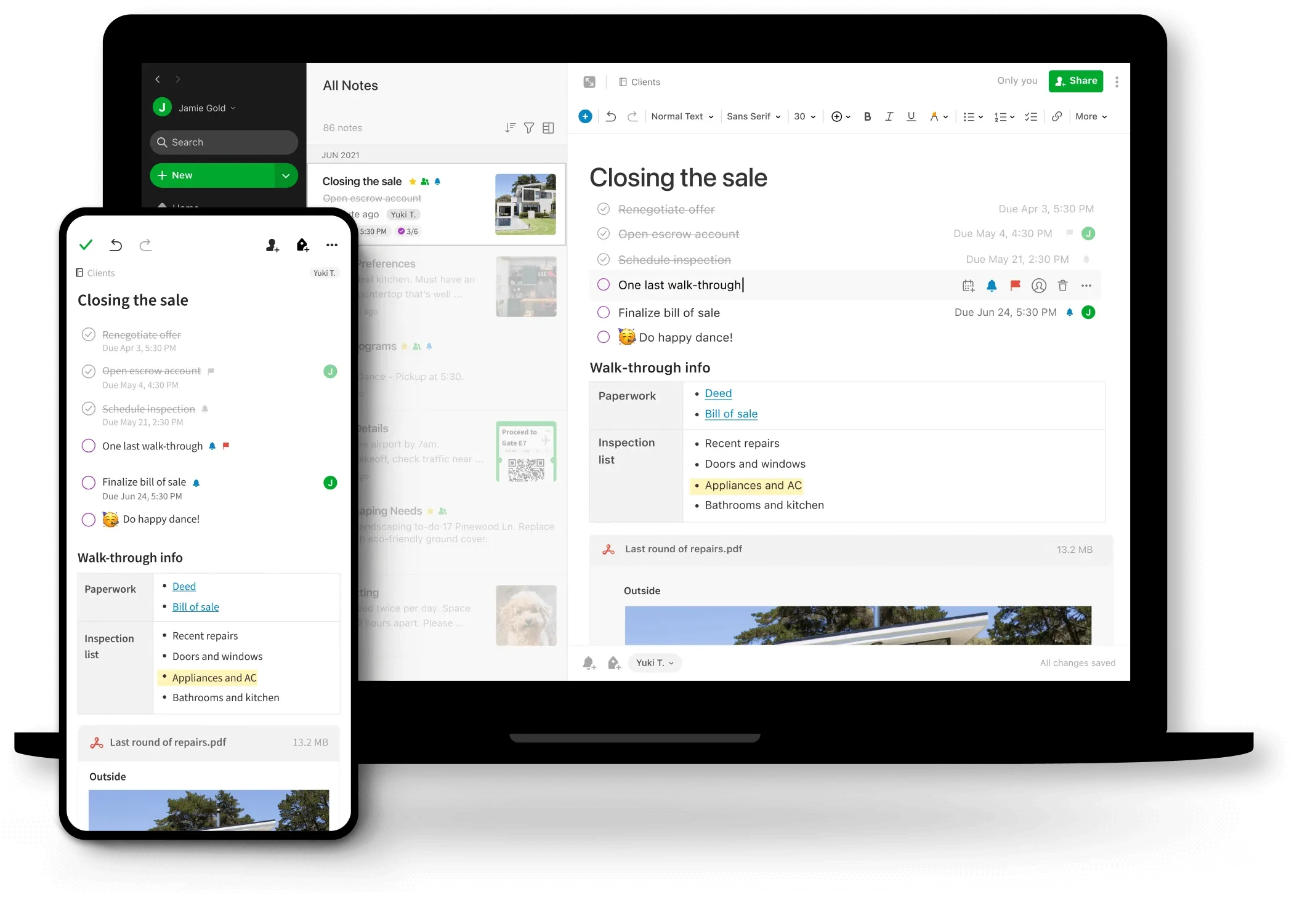 画像クレジット： Evernote