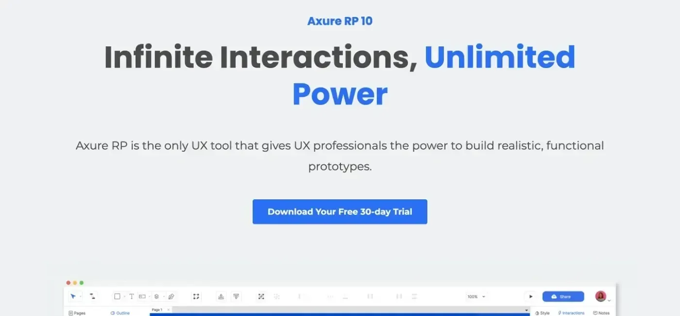 画像クレジット：Axure RP