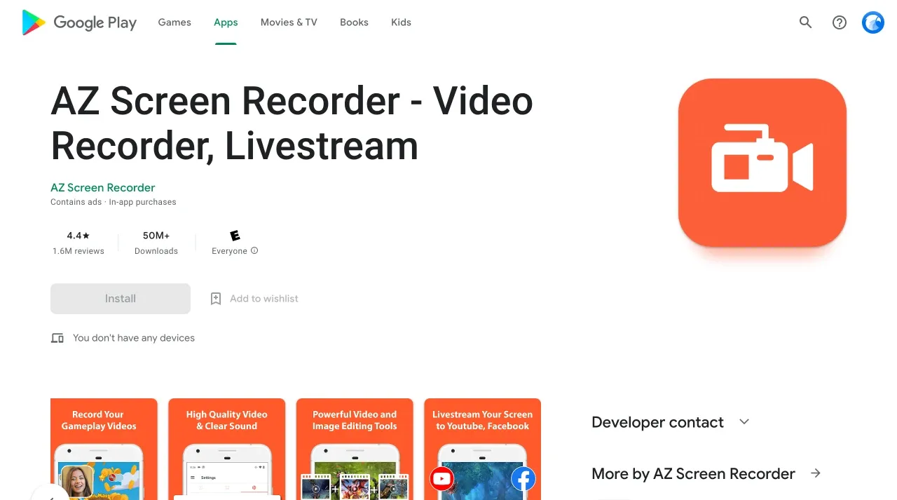 Image from AZ Screen Recorder