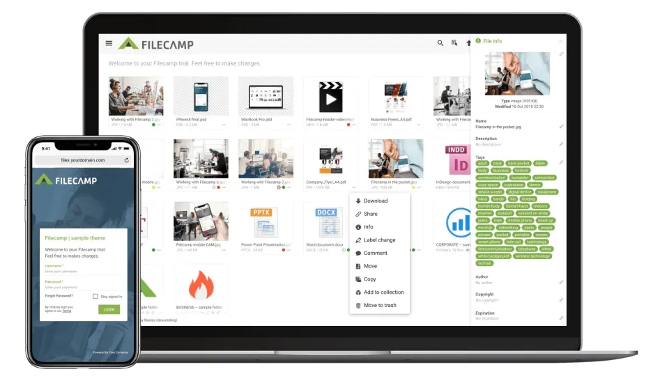 Image from Filecamp 