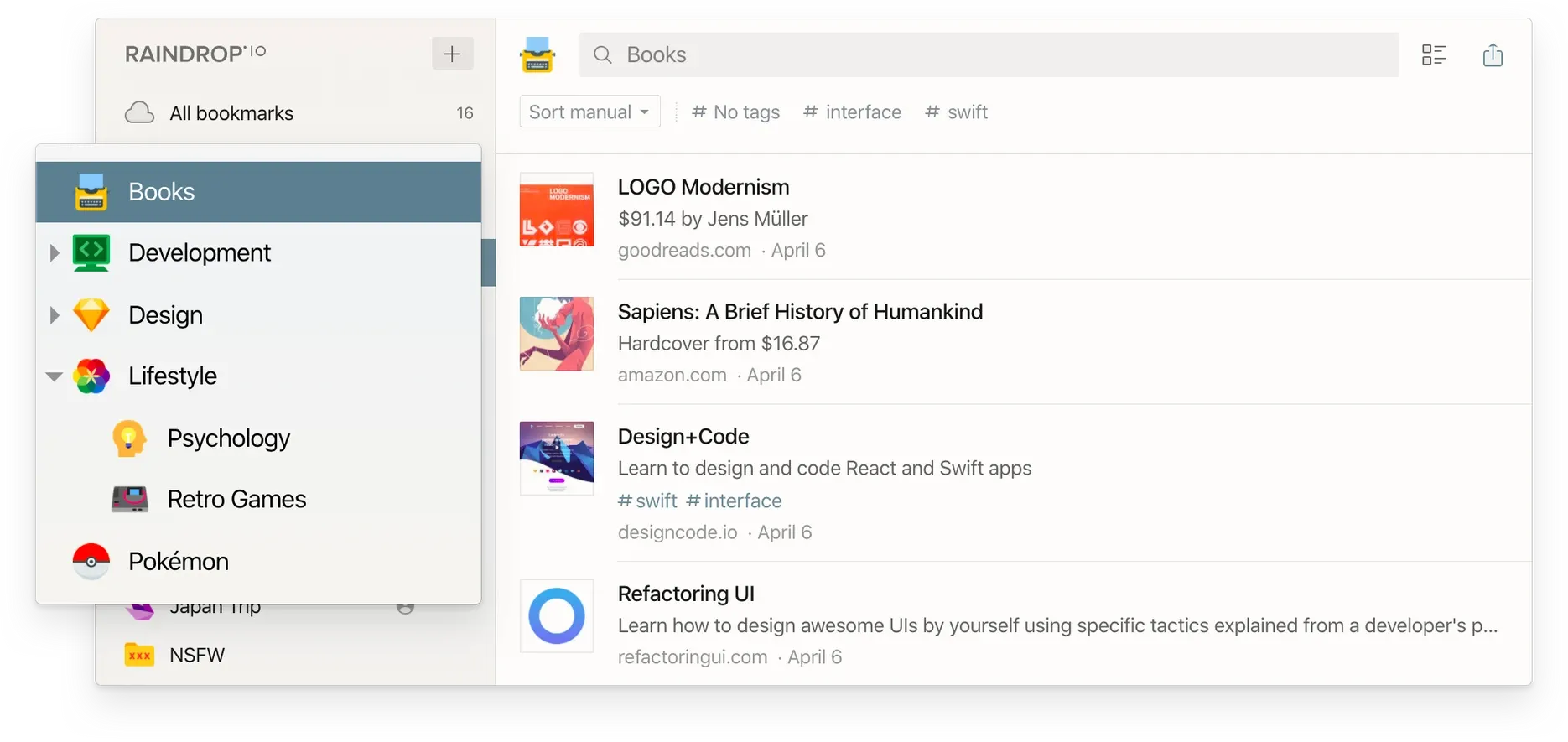 Image from Raindrop