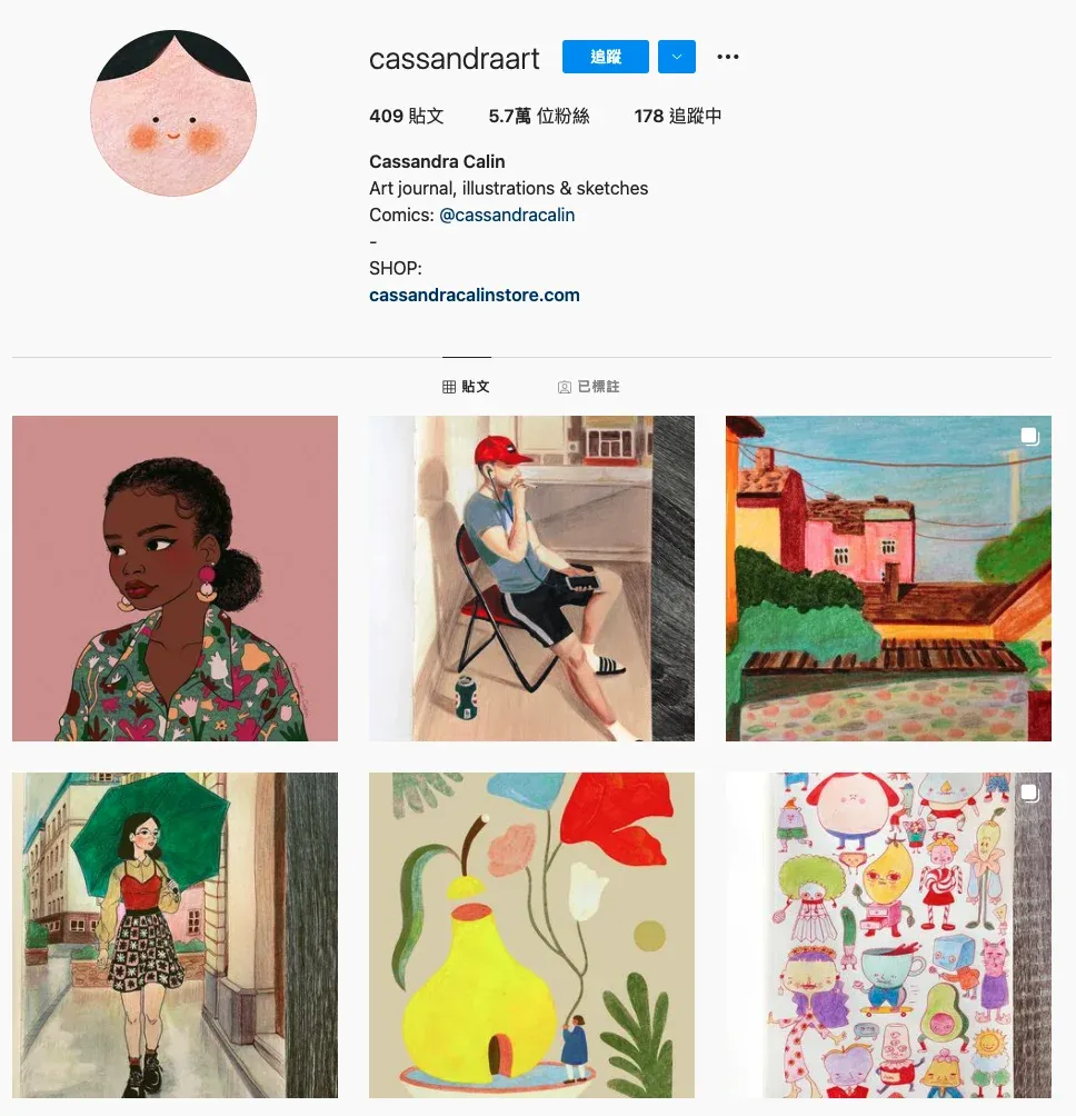 Cassandra Calin's Instagram