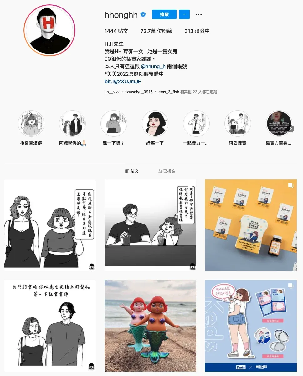 H.H.先生's Instagram