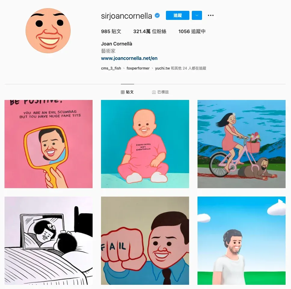 Joan Cornellà's Instagram