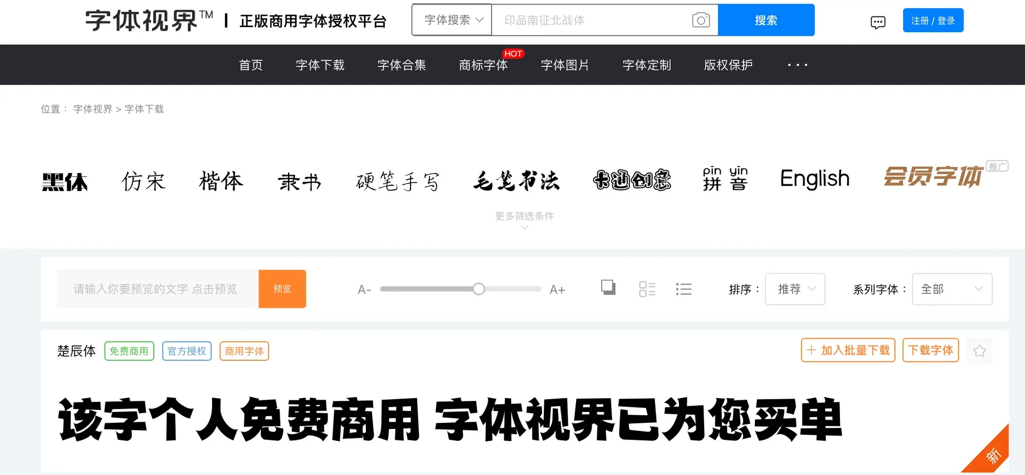 字体视界